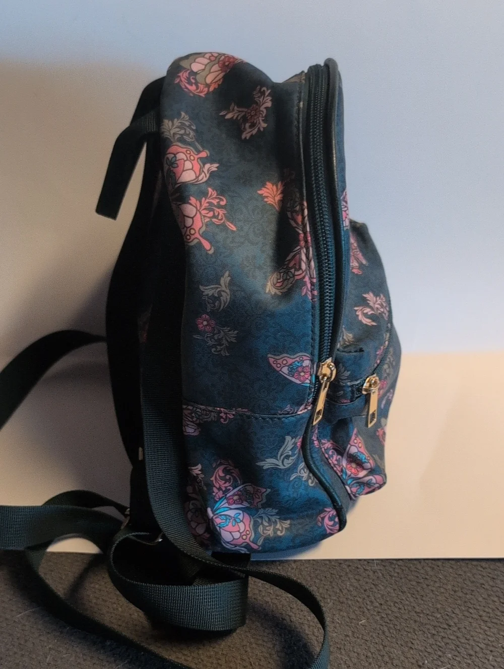 Like Dreams Women's Teal Butterfly Print Mini Backpack